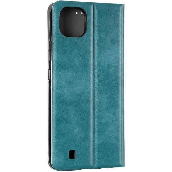 Чехол-книжка Leather Delius New для Realme C11 2021 Green 57855