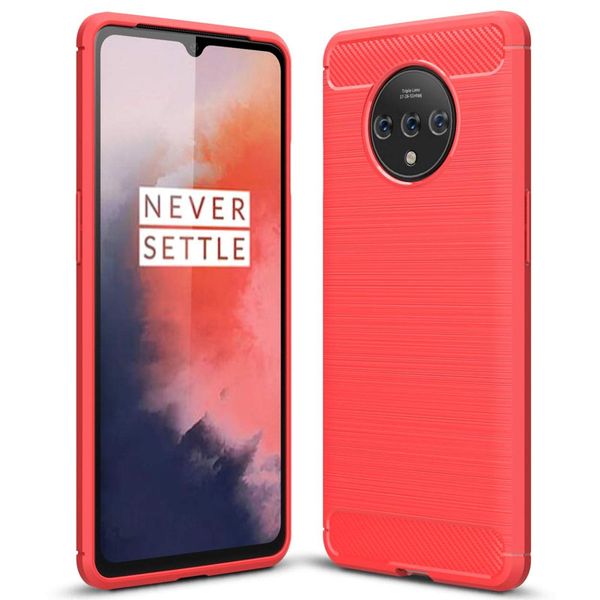 Чехол Slim для OnePlus 7T Красный 43906