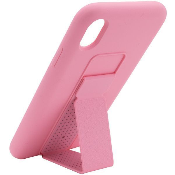 Чохол Silicone Hand Holder для Iphone XS Max Рожевий / Pink 57089