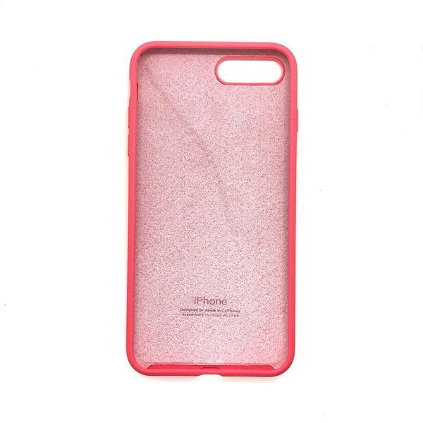 Чехол Silicone Case 360 для Iphone 7 Plus / 8 Plus Ярко-розовый 36144