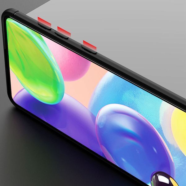 Чехол Din Color Magnet Ring для Samsung Galaxy A21s Черный 44099