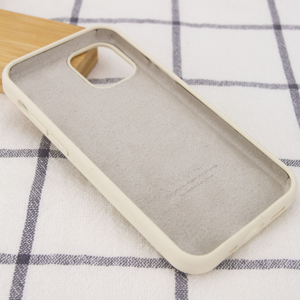 Чохол Silicone Case для Iphone 14 Pro Max Бежевий / Antigue White 65689