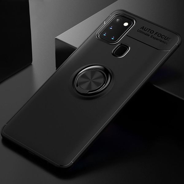Чехол Din Color Magnet Ring для Samsung Galaxy A21s Черный 44099