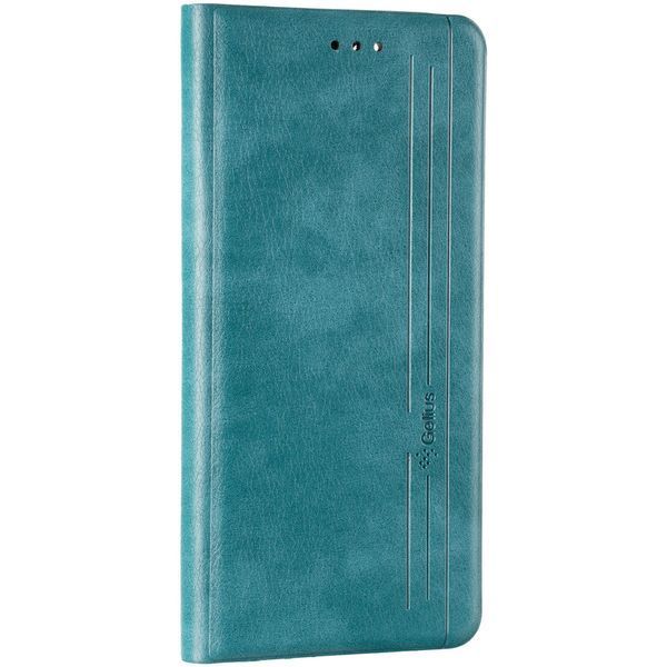 Чехол-книжка Leather Delius New для Realme C11 2021 Green 57855
