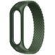 Ремешок Braided Solo Loop для Xiaomi Mi Band 3/4/5/6 M Green 60174 1