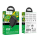 Мережевий зарядний пристрій Hoco CS62A 2Type-C PD45W Black 87385 2