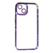 Чехол PHIBR Bling для Iphone 15 Прозрачный / Deep Purple 82124