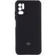 Чехол Silicone Cover Camera для Xiaomi Redmi Note 10 5G / Poco M3 Pro Черный / Black 56931 1