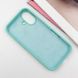 Чехол Silicone Case для Iphone 16 Plus Бирюзовый / Marine Green