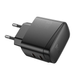 Мережевий зарядний пристрій Hoco CS62A 2Type-C PD45W Black 87385 3