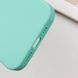 Чехол Silicone Case для Iphone 16 Plus Бирюзовый / Marine Green