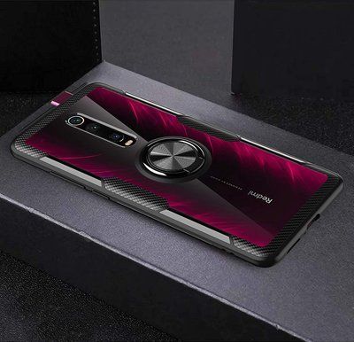 Чохол Din Crystal Magnet Ring для Xiaomi Redmi K20 / K20 Pro / Mi 9T / Mi 9T Pro Чорний 36291