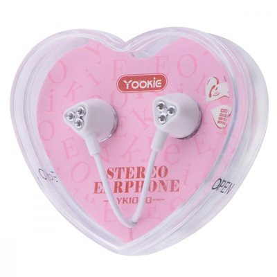 Наушники Yookie YK1020 White 52402