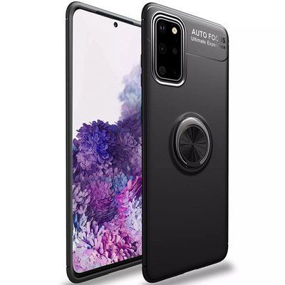 Чохол Din Color Magnet Ring для Samsung Galaxy S20 Чорний 52928