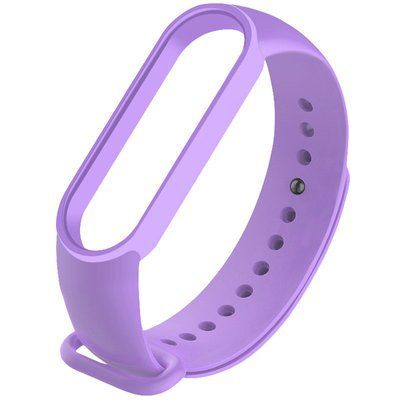 Ремешок Silicone для Xiaomi Mi Band 5/6 Сиреневый / Dasheen 42758
