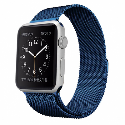 Ремешок Milanese Loop для Apple Watch 38/40/SE 40/41 mm Темно-синий 34645