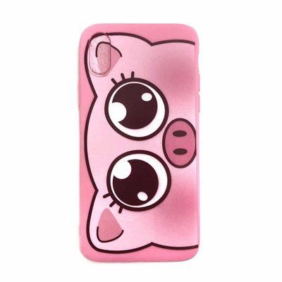 Чехол Cute Pig для Iphone X / XS Розовый 39855