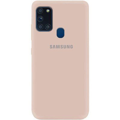 Чехол Silicone Cover A для Samsung Galaxy A21s Розовый / Pink Sand 61268