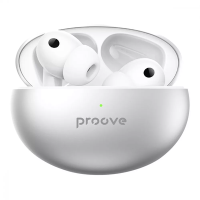 Наушники беспроводные Proove Thunder Buds TWS with ANC Silver 81644