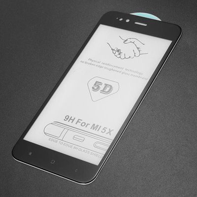 Захисне скло Premium 9H Full для Xiaomi Mi 5x / Mi A1 Black 43556
