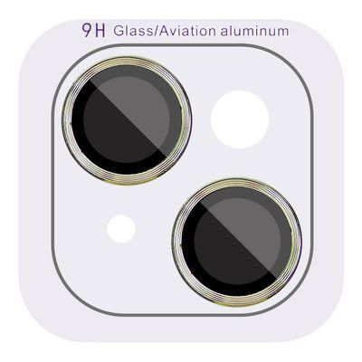 Захисне скло Metal Classic на камеру для IPhone 15/15 Plus Салатовий / Light Green 83179