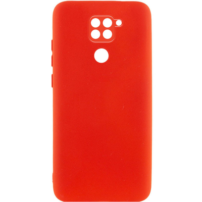 Чехол Silicone Lakshmi A Full Camera для Xiaomi Redmi Note 9 / Redmi 10X Красный / Red 66545