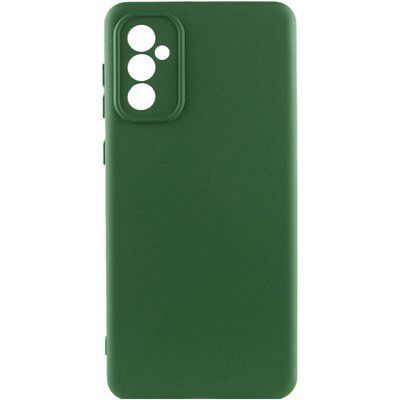 Чохол Silicone Lakshmi Full Camera для Samsung Galaxy A35 5G Зелений / Dark green
