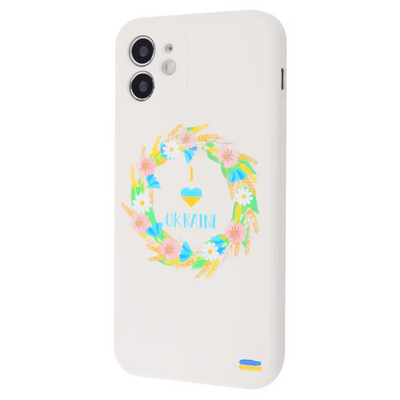 Чохол патріотичний WAVE Ukraine Edition MagSafe для iPhone 12 I love Ukraine 63228