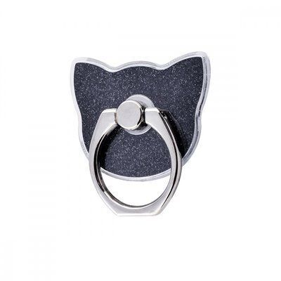 Кольцо держатель для телефона Gold Shining Kitty Black 52832