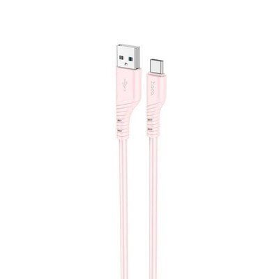 Кабель Hoco X97 Crystal USB to Type-C 2.4A 1м Light pink 83836