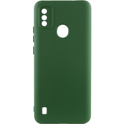 Чохол Silicone Lakshmi A Full Camera для ZTE Blade A51 Зелений / Dark green 64041