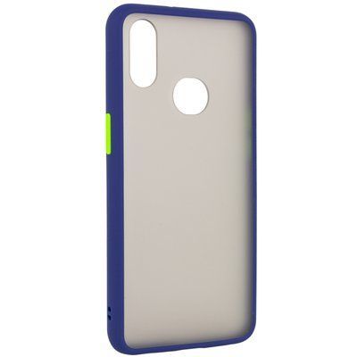 Чохол Soft-touch with Color Buttons для Samsung Galaxy A10s 2019 A107 Синій 50223
