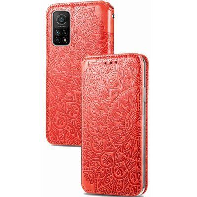 Чехол-книжка ETMA Mandal для Xiaomi Mi 10T / Mi 10T Pro Красный 50072