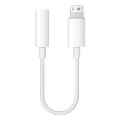 Адаптер Apple High Copy Lightning - 3.5 White 46189