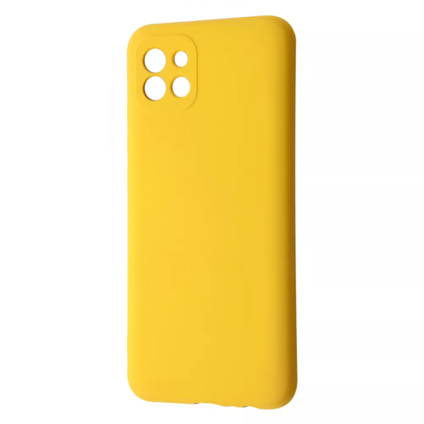 Чехол WAVE Colorful с микрофиброй для Samsung Galaxy A03 Yellow 61361