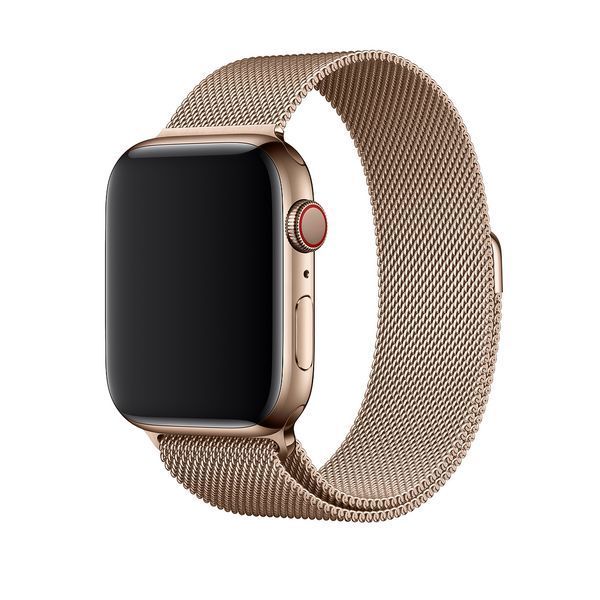 Ремешок Milanese Loop для Apple Watch 42/44/45/49 mm Бронзовый 34697