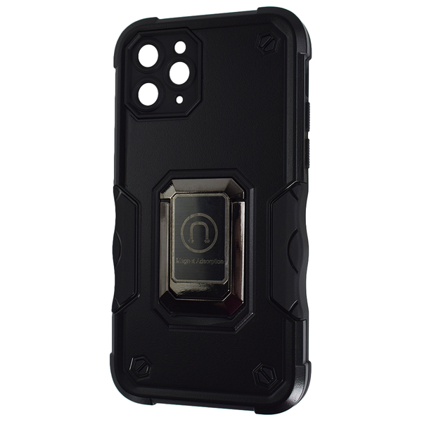 Протиударний чохол Armor Magnet Ring для Iphone 11 Чорний 69569