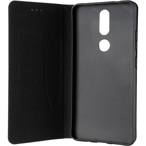 Чохол-книжка Leather Delius New для Nokia 2.4 Black 57447