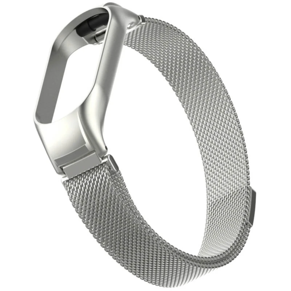 Ремінець Milanese Loop для Xiaomi Mi Band 8/9/10 Silver