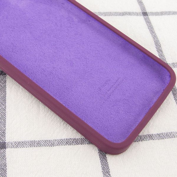 Чохол Silicone Case Square для Iphone 7 / 8 / SE 2020 Бордовий / Maroon 56987
