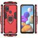Протиударний чохол Transforme Ring для Samsung Galaxy A21s Червоний / Dante Red 43328 3