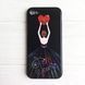 Чехол Magic Girl со стразами для Iphone 7 / 8 / SE 2020 Черный / Сердце 10442 1