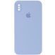Чехол Silicone Case Square для Iphone X / XS Голубой / Mist blue 53346 1