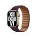 Ремешок Leather Link для Apple Watch 42/44/45/49 mm Бордовый / Dark Cherry 60232