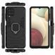 Противоударный чехол Transforme Ring для Samsung Galaxy A12 / M12 Черный / Soul Black 55376 3