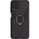 Противоударный чехол Transforme Ring для Samsung Galaxy A12 / M12 Черный / Soul Black 55376 1