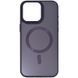 Чохол TPU+Glass Sapphire Midnight MagSafe для Iphone 15 Pro Фіолетовий / Deep Purple 81239