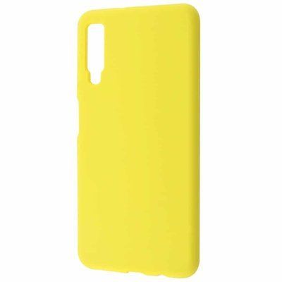 Чохол Silicone WAVE Full для Samsung Galaxy A7 2018 A750 Yellow 37059