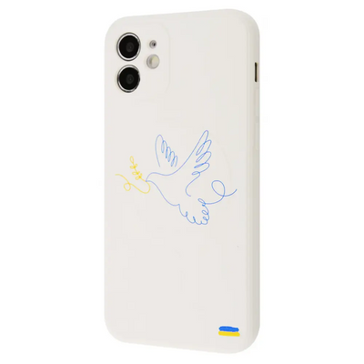 Чехол патриотический WAVE Ukraine Edition MagSafe для iPhone 12 Dove of peace 63229