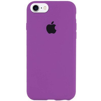 Чехол Silicone Case 360 для Iphone 7 / 8 / SE 2020 Фиолетовый / Grape 67039